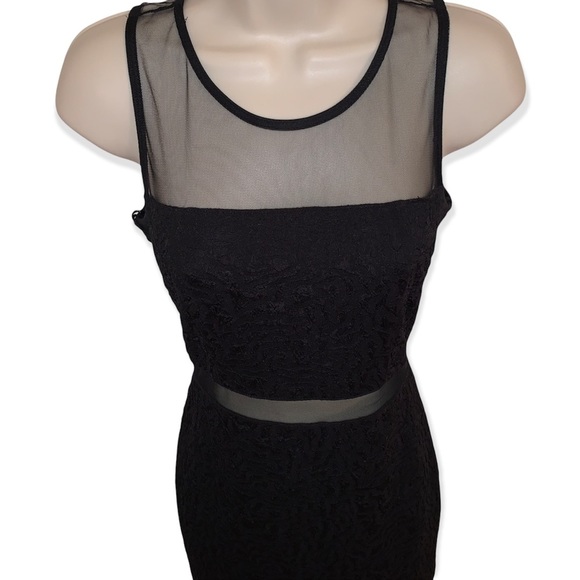 ✨ FOREVER 21 BODYCON SHEER WAIST NIGHT OUT DRESS - SMALL - Picture 3 of 3